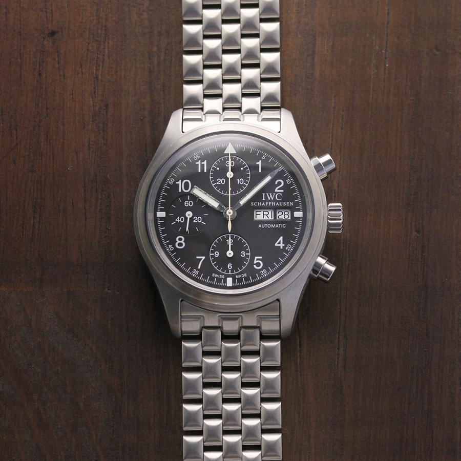 【クレジットカード対象】【36回無金利】 中古 IWC パイロット・ウォッチ フリーガークロノ ref.IW370607 ブラック の画像