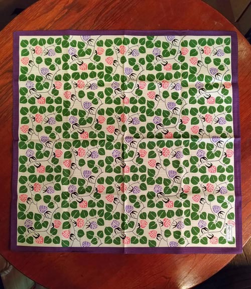 夢二　小風呂敷　野いちごの画像