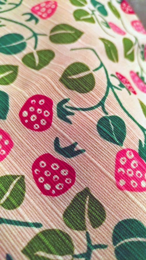 夢二　小風呂敷　苺の画像