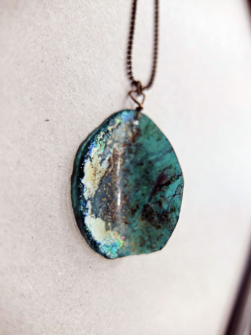 ネックレス　ローマングラス bの画像