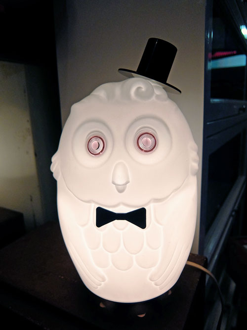 ナショナル　ふくろうランプの画像