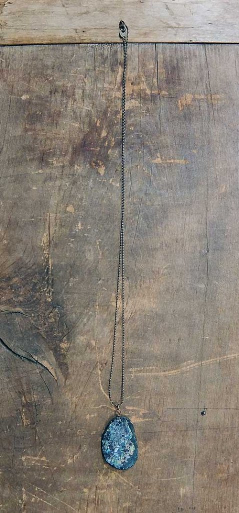 ネックレス　ローマングラスの画像