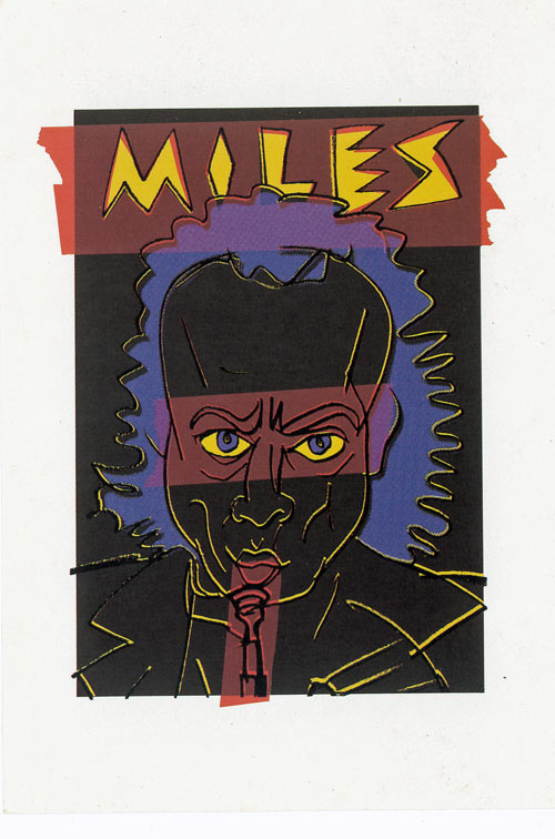 ポストカード　Miles Davis画像