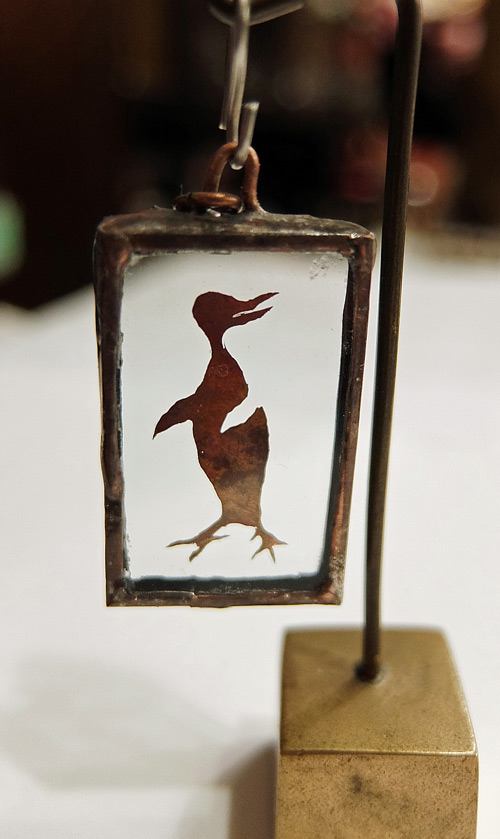 Copper Pendant top , ペンギンの画像