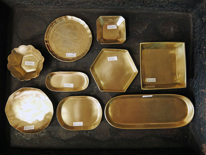 ブラス トレイ 各種の画像