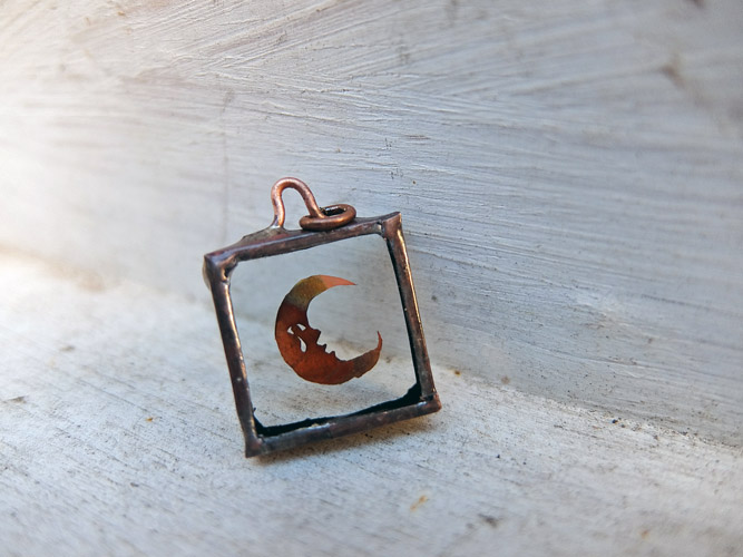 Copper Pendant Top the Moon-aの画像