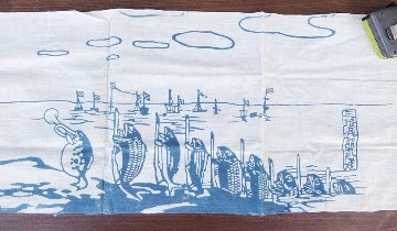 戦中　手拭い　マカロフ提督の画像