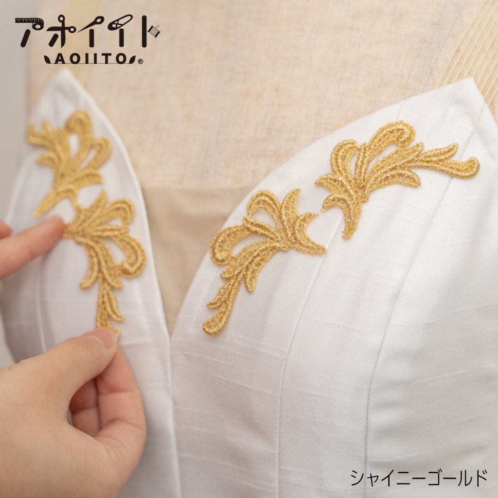 【M106】もったいない品｜蔦の葉模様のペアモチーフの画像