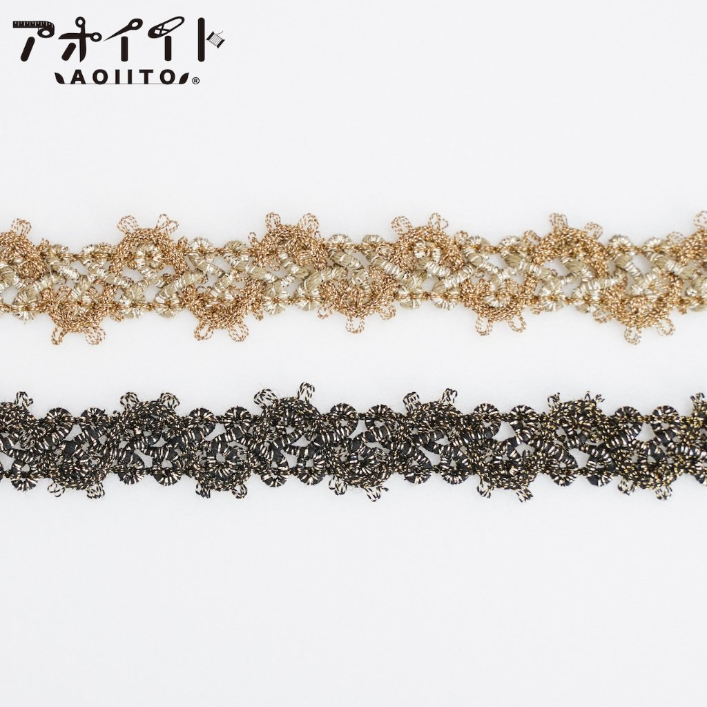 【718】17mｍラメブレード｜日本製アラビア模様のブレードの画像