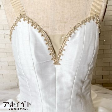 【719】15mmラメブレード｜日本製リボンループ柄ブレードの画像