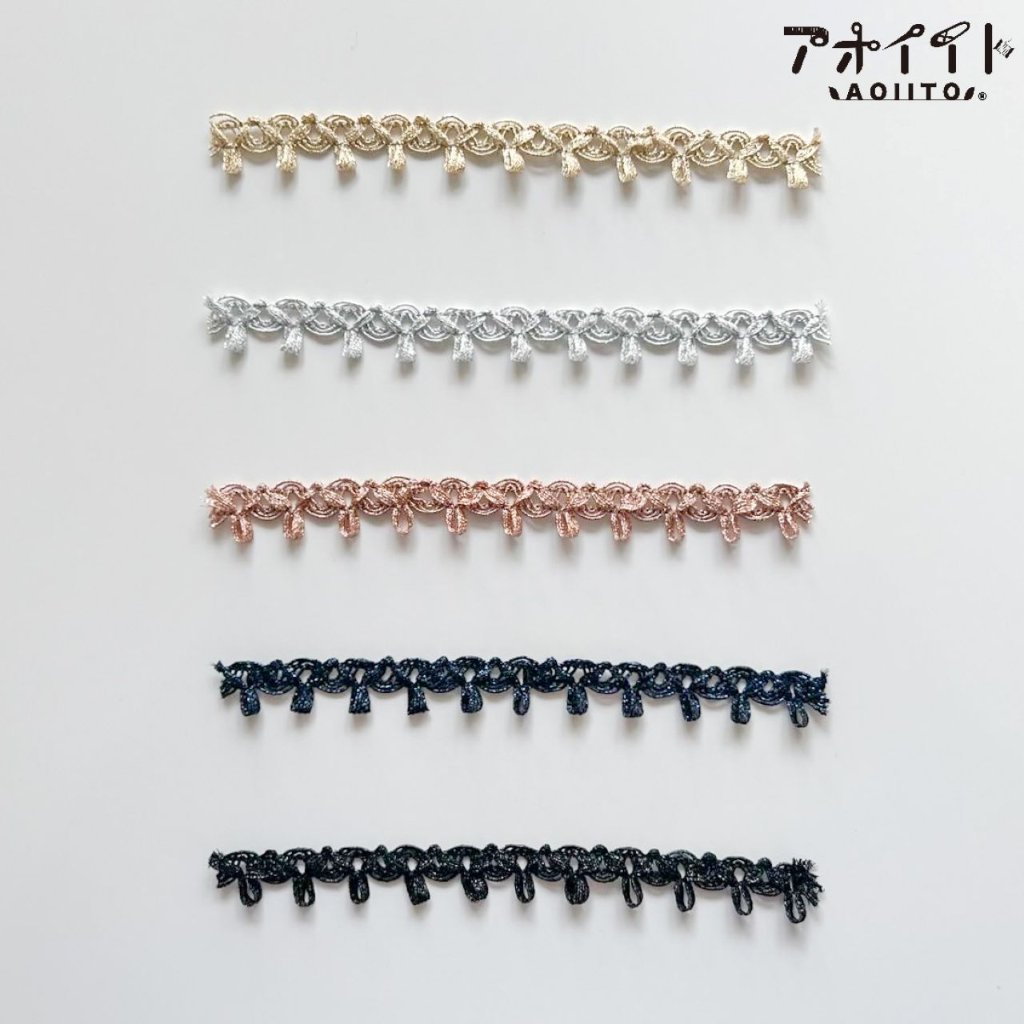 【S719】ブレード見本帳｜リボンループ柄ブレードのサンプル帳の画像