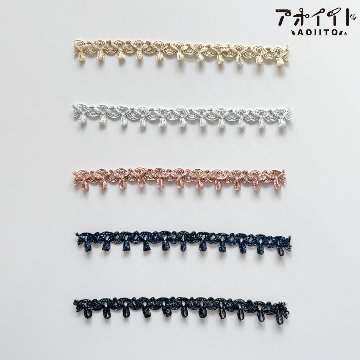 【S719】ブレード見本帳｜リボンループ柄ブレードのサンプル帳の画像