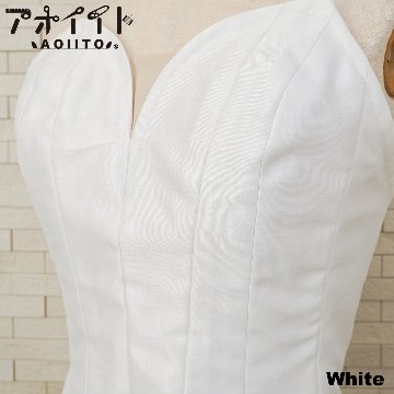 【バックサテンシャンタン生地】日本製織物・白色他３色画像