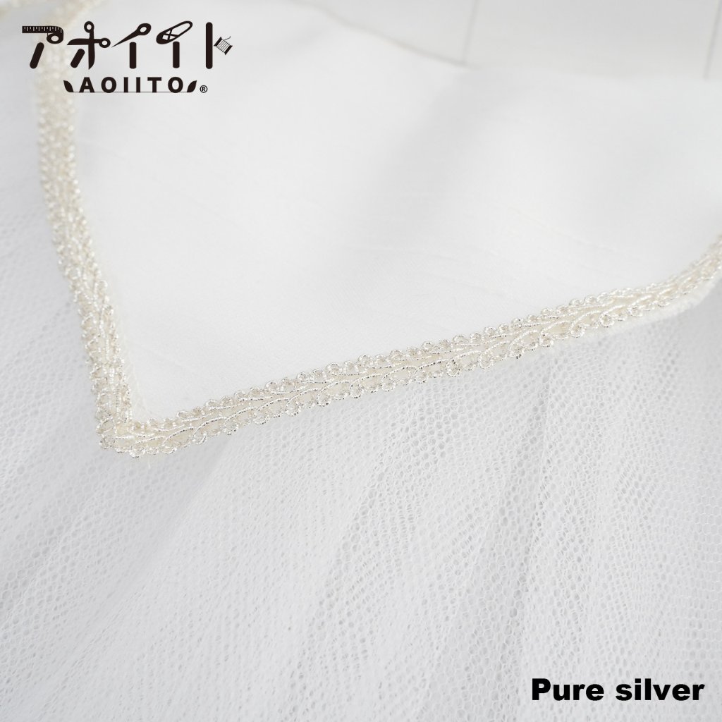 【711】7mm本銀ラメブレード｜日本製ムカデ・アイビーブレードの画像