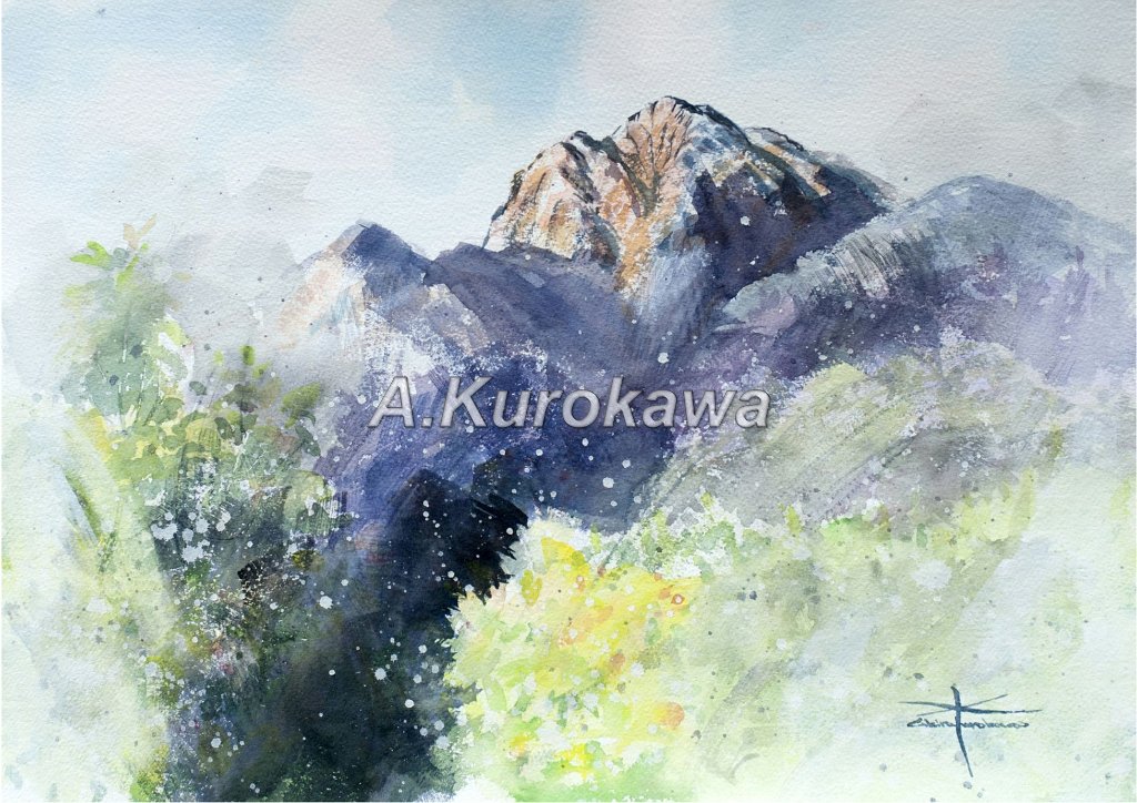 屹然として立つ　＜Giclee＞の画像