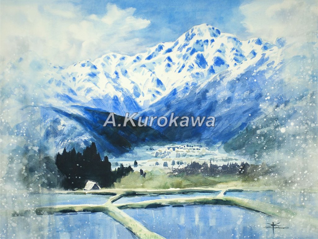 五竜岳　神々の巡回Ⅰ　＜Giclee＞の画像