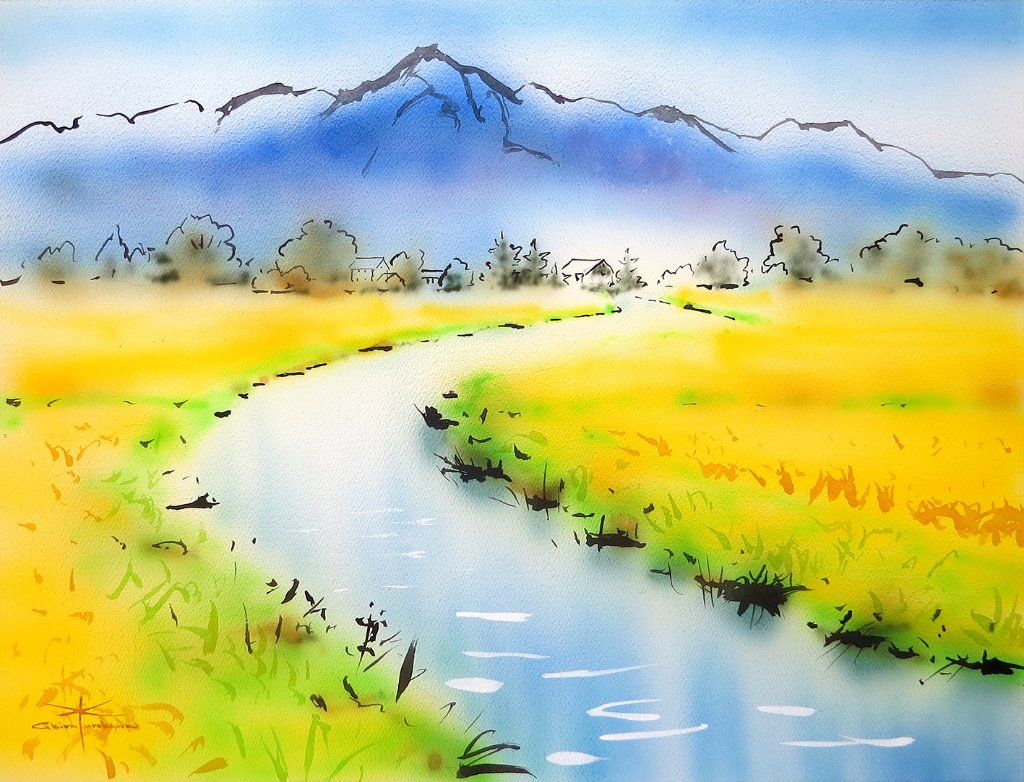 小田原桑原風景　＜原画＞の画像