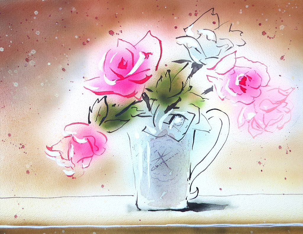 ばら　＜原画＞の画像