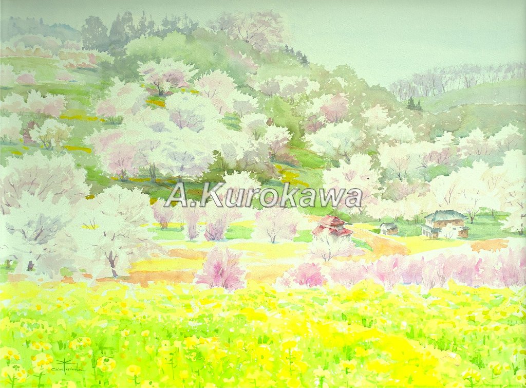 春　花見山　<原画>の画像