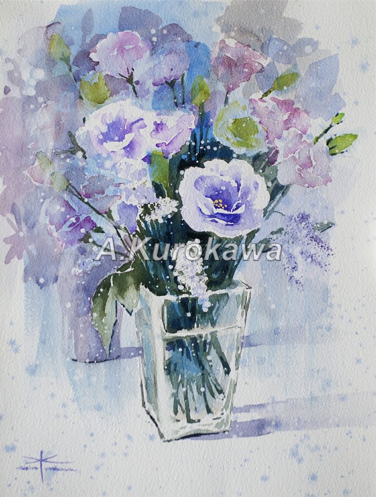 トルコキキョウ　<原画>の画像