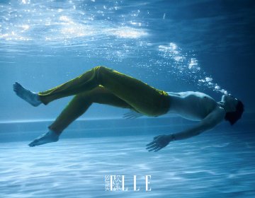 【メール便送料無料】雑誌/ SUPER ELLE 欣漾 2024年4月 中国版　覃海洋（タン・ハイヤン/たん かいよう）：表紙！記事掲載！ スーパー・エル　中国雑誌 CHINAの画像