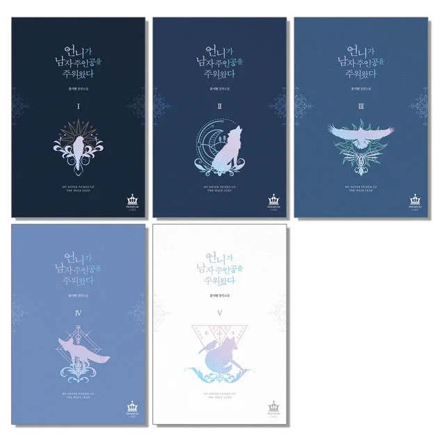 小説/姉が男主人公を拾ってきた＜全5冊セット＞　韓国版　ムン・シヒョン　韓国書籍の画像