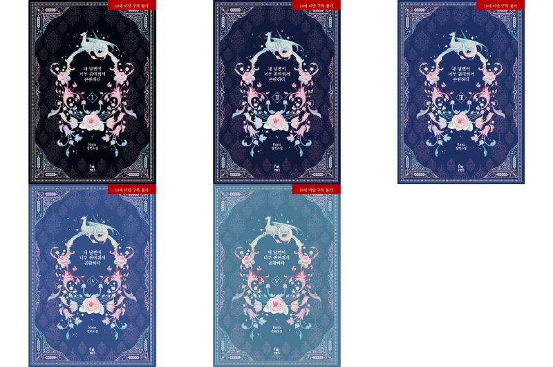 小説/私の夫が可愛すぎて困る＜全5冊セット＞　韓国版　Rana 　韓国書籍の画像