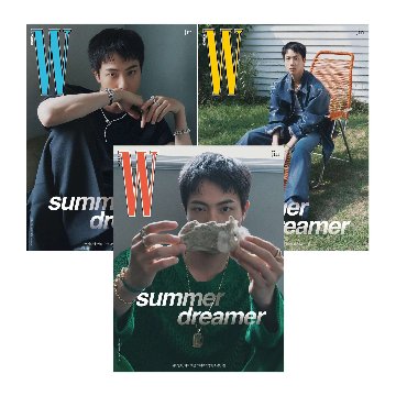 雑誌/ W Vol. 7 2024年 ※表紙3種類ランダム発送 韓国版 BTS ジン：表紙！記事掲載！韓国雑誌 ダブリューコリアの画像