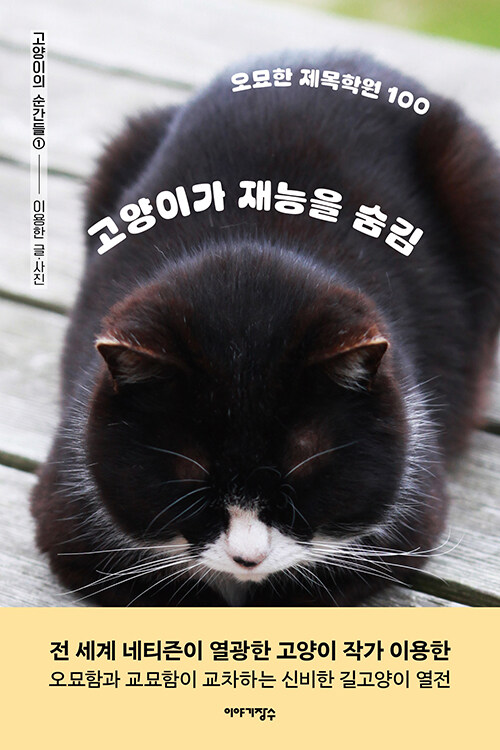 エッセイ/猫が才能を隠す 　韓国版 　イ・ヨンハン　韓国書籍の画像