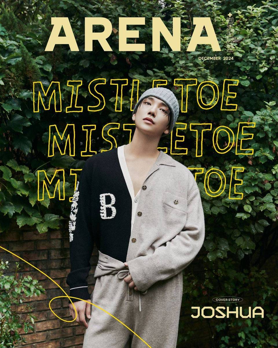 雑誌/ ARENA HOMME+ 2024年12月 ※表紙3種類ランダムで発送 韓国版 SEVENTEEN ジョシュア：表紙！記事掲載！韓国雑誌の画像