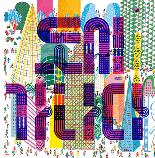 絵本/都市 カナダ　韓国版　ユン・ ジョンミ　　韓国書籍の画像