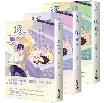 小説/ 逐夏（全三冊） 台湾版 木瓜黄 青春校園BG 恋愛小説 台湾書籍の画像