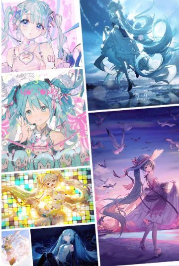 初音未来16周年官方記念画集：拾光回響 中国版 初音ミク  Hatsune Miku 16周年記念画集 公式 ビジュアルブック 中国書籍の画像