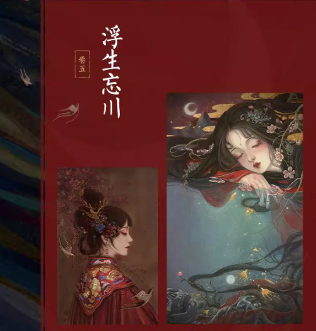イラスト集/ 山海精怪美人図鑑 中国版 熙往 中華風 東方の幻想世界 中国ファンタジー系 ビジュアルブックの画像