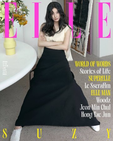 【メール便送料無料】雑誌/ ELLE 2025年10月 ※表紙3種類ランダムで発送 韓国版 スジ：表紙！記事掲載！韓国雑誌 エルの画像
