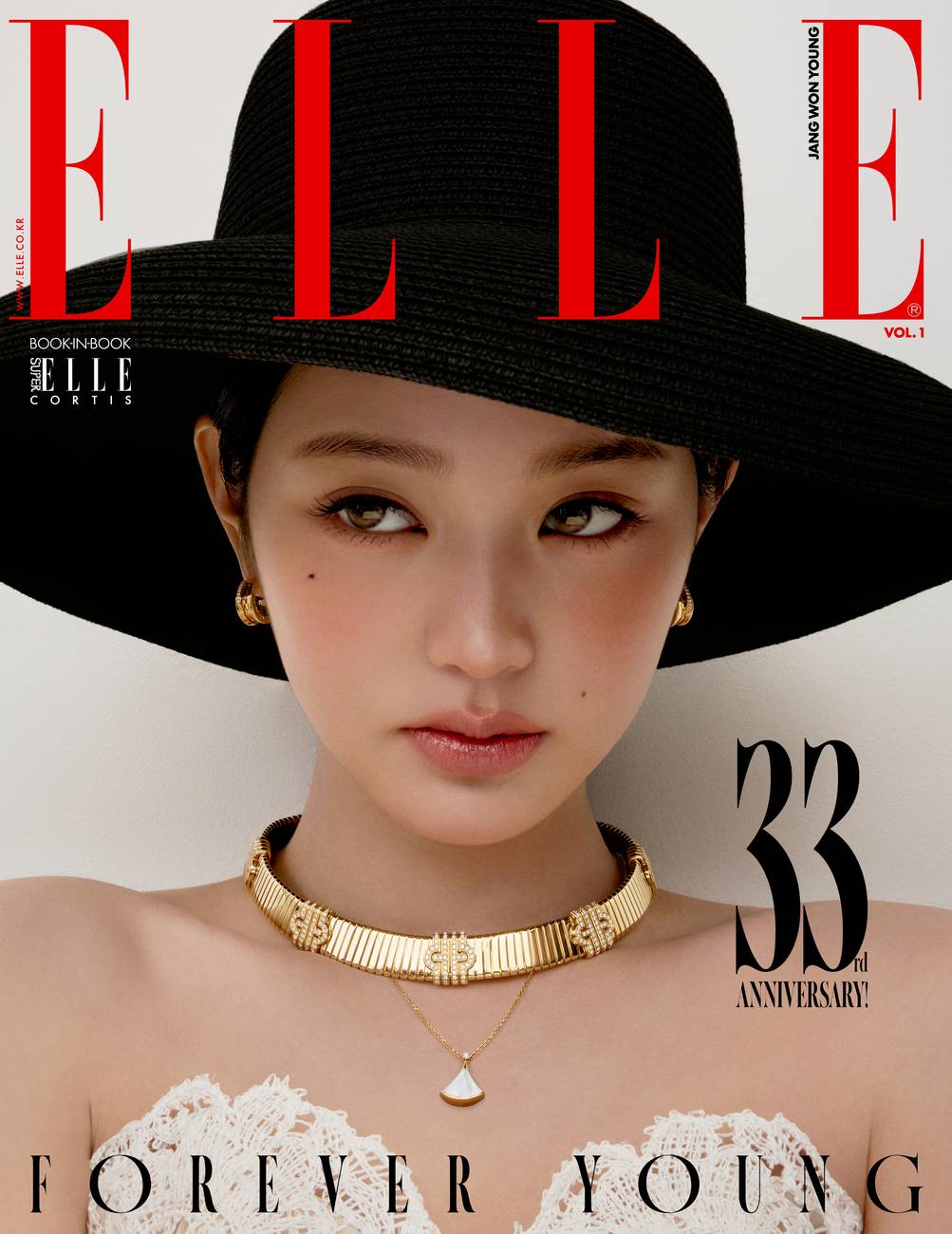 【メール便送料無料】雑誌/ ELLE 2025年11月 ※表紙3種類ランダムで発送 韓国版 IVE チャン・ウォニョン：表紙！記事掲載！韓国雑誌 エルの画像