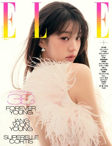【メール便送料無料】雑誌/ ELLE 2025年11月 ※表紙3種類ランダムで発送 韓国版 IVE チャン・ウォニョン：表紙！記事掲載！韓国雑誌 エルの画像