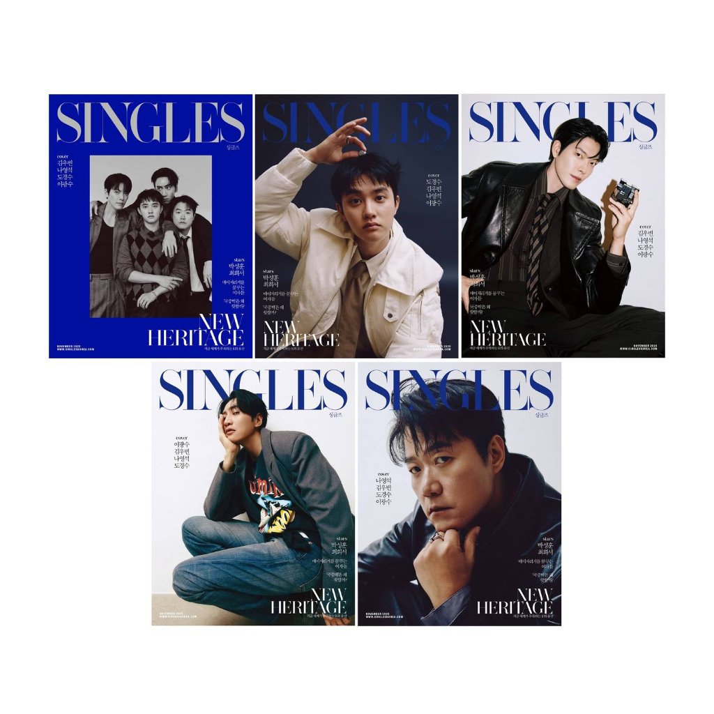 Dune 韓国版 スチールブック メール便送料無料】雑誌/ Singles 2025年11月 ※表紙5種類ランダムで