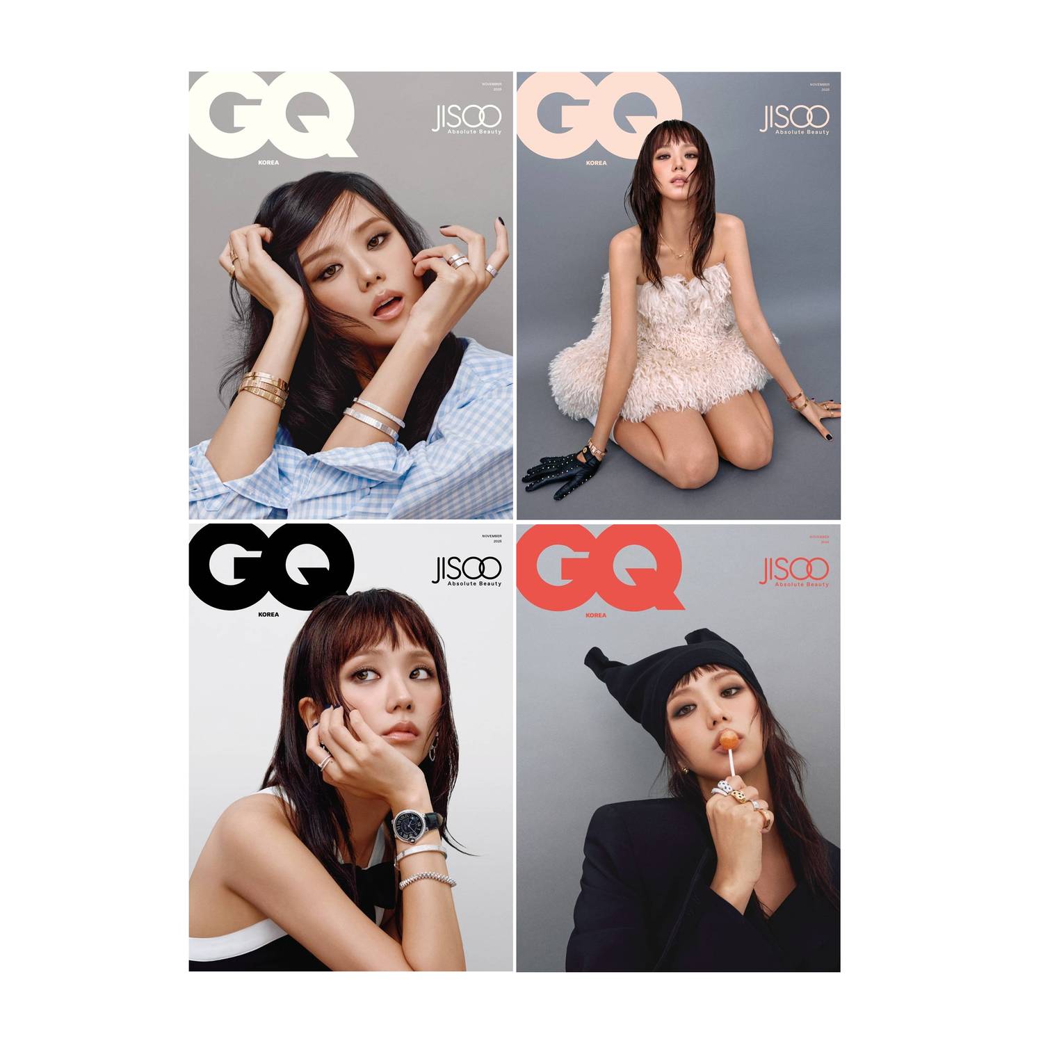 【メール便送料無料】雑誌/ GQ KOREA 2025年11月 ※表紙4種類ランダムで発送 韓国版 BLACKPINK ジス：表紙！記事掲載！韓国雑誌　ジーキューコリアの画像