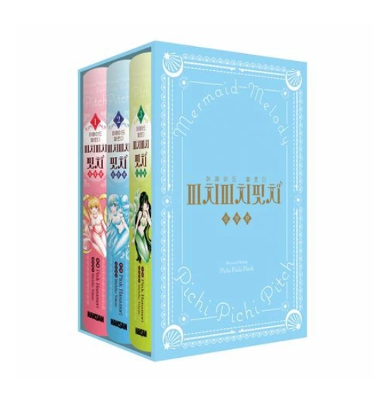 漫画/ ぴちぴちピッチ＜1~3巻+ボックスセット＞　韓国版　花森ぴんく　韓国書籍の画像