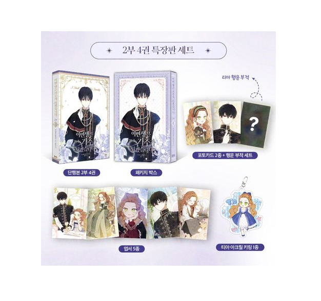 漫画/今世は当主になります ＜2部4/限定版セット＞　韓国版　Mon,Antstudio  Kim Roah　韓国書籍の画像