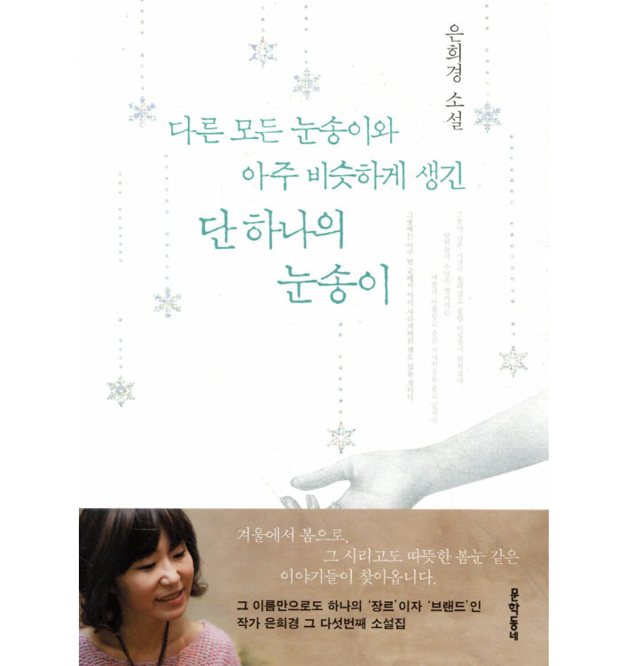 小説/たったひとつの雪のかけら　韓国版　ウン・ヒギョン　韓国書籍の画像