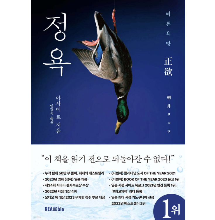 小説/正欲　韓国版　朝井 リョウ　韓国書籍の画像