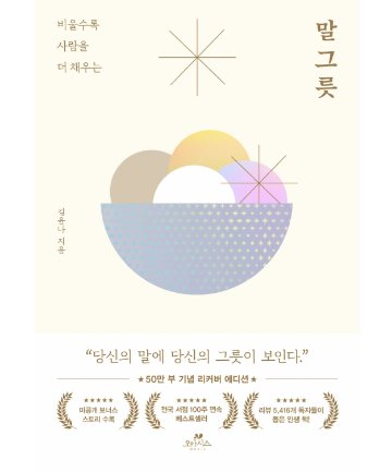余裕があるほど心が満たされる ことばの器　韓国版　キム・ユンナ　韓国書籍の画像