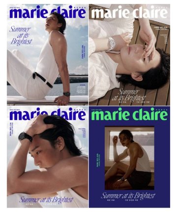 雑誌/  marie claire 2026年7月 ※表紙4種類ランダム発送 韓国版 パク・ソジュン：表紙！記事掲載！韓国雑誌の画像