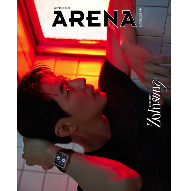【メール便送料無料】雑誌/ ARENA HOMME+ 2026年7月 ※表紙3種類ランダムで発送 韓国版 チョ・インソン：表紙！記事掲載！韓国雑誌の画像