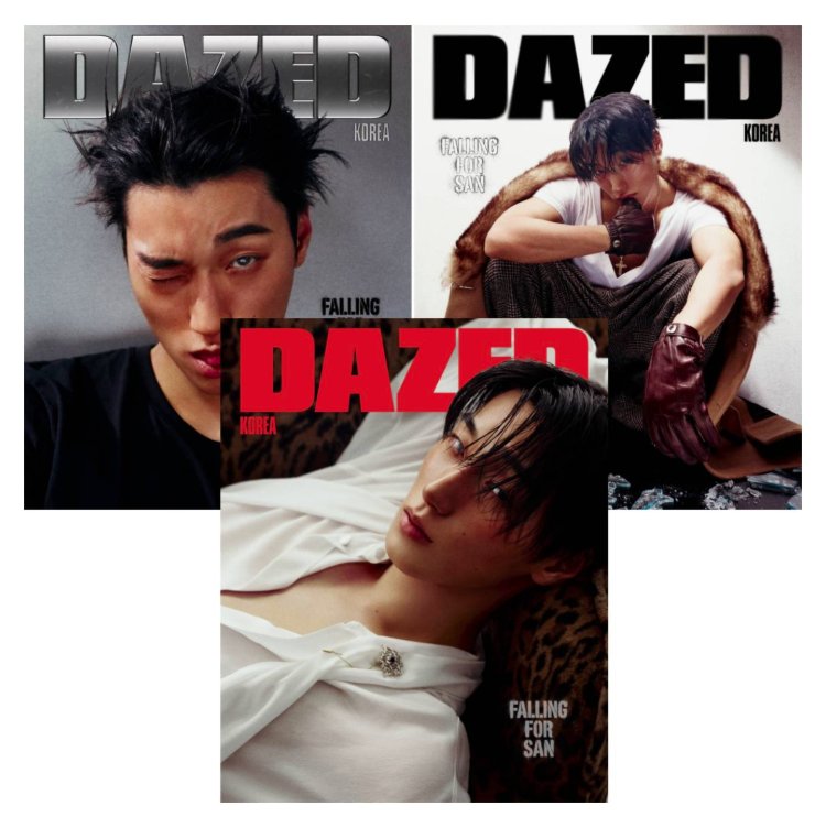 雑誌/ Dazed & Confused Korea Paul Edition 2026年9月 ※表紙3種類ランダム発送 韓国版 ATEEZ チェ・サン：表紙！記事掲載！韓国雑誌の画像