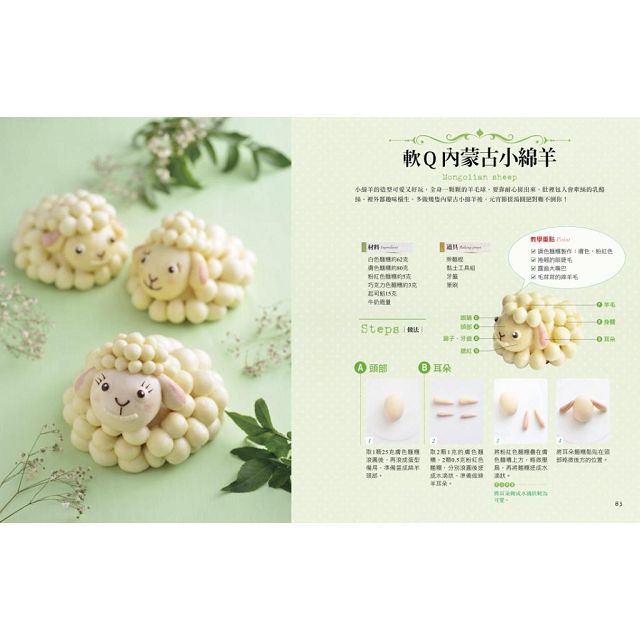 レシピ/ 卡哇伊3D立體造型饅頭　台湾版　マントウ　Mantou　王美姬　王美姫　中華菓子　中華点心　包子 バオズ　刈包 立体の画像