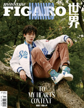 雑誌/ Madame FIGARO Hommes 費加羅雜志 2022年10月 中国版　檀健次（タン・ジェンツー/JC-T）：表紙二種類選択可！記事掲載！ マダムフィガロ オム　中国雑誌の画像