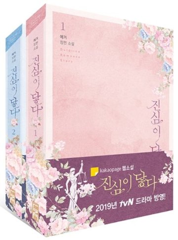 小説/真心が届く＜全2冊セット＞韓国版　イェゴの画像